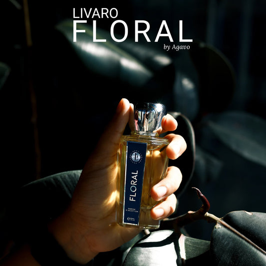 AGAVO Livaro Floral Eau De Parfum – Long-Lasting Unisex Perfume | Sweet Citrus & Floral Gourmand Fragrance